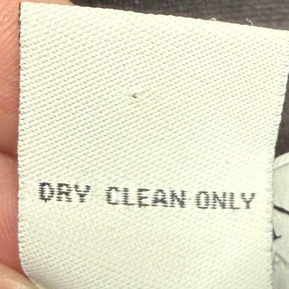 Women's CARMEN MARC VALVO ROMA Black Dress Ruffle‎ Sleeves- Size 8 - Picture 6 of 8